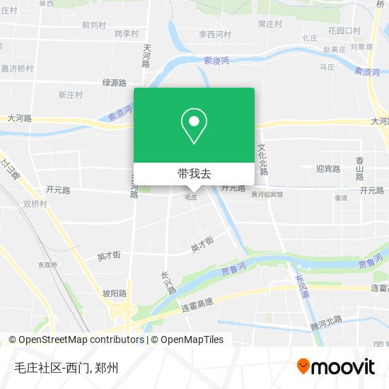 毛庄社区-西门地图