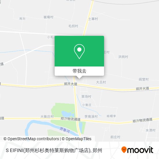 S EIFINI(郑州杉杉奥特莱斯购物广场店)地图