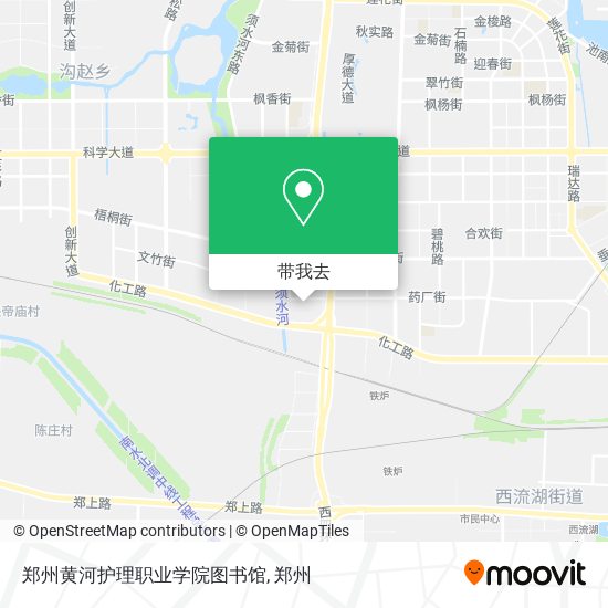 郑州黄河护理职业学院图书馆地图