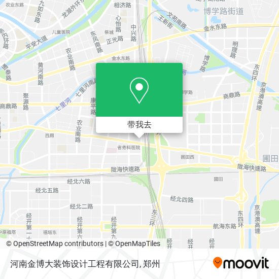 河南金博大装饰设计工程有限公司地图