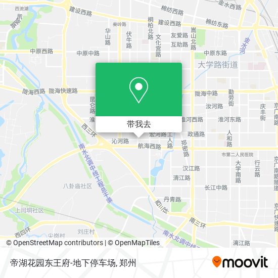 帝湖花园东王府-地下停车场地图