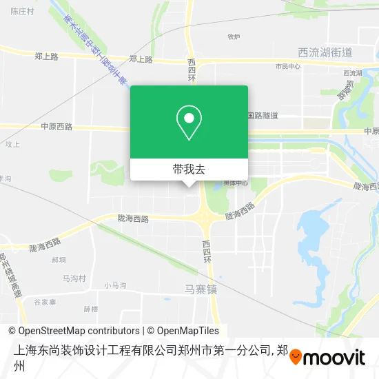 上海东尚装饰设计工程有限公司郑州市第一分公司地图