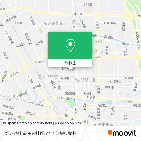 经八路街道任砦社区老年活动室地图