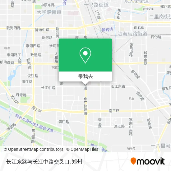 长江东路与长江中路交叉口地图
