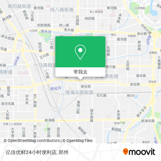 亿佳优鲜24小时便利店地图