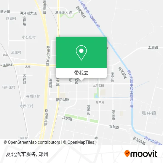 夏北汽车服务地图