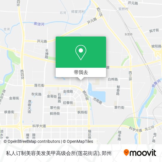 私人订制美容美发美甲高级会所(莲花街店)地图