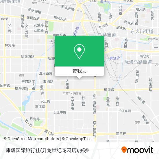 康辉国际旅行社(升龙世纪花园店)地图