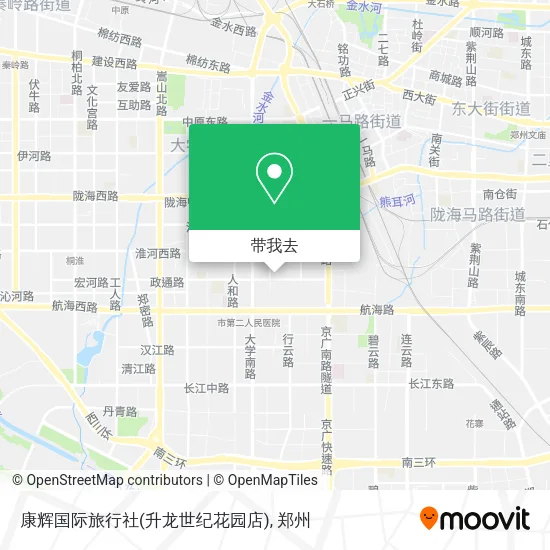 康辉国际旅行社(升龙世纪花园店)地图