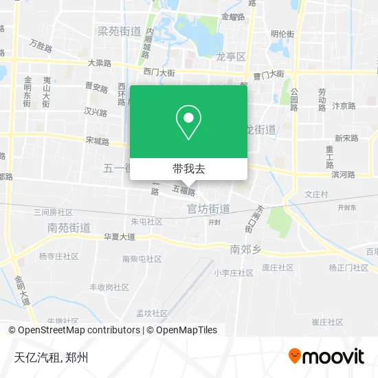 天亿汽租地图