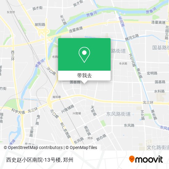 西史赵小区南院-13号楼地图