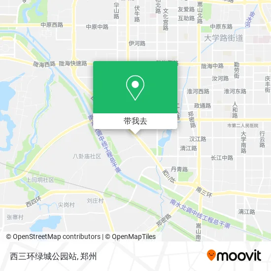 西三环绿城公园站地图