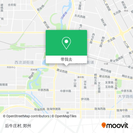 后牛庄村地图