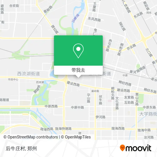 后牛庄村地图