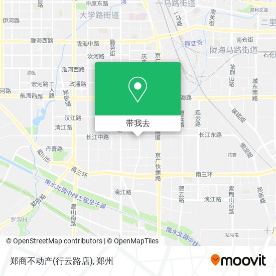 郑商不动产(行云路店)地图