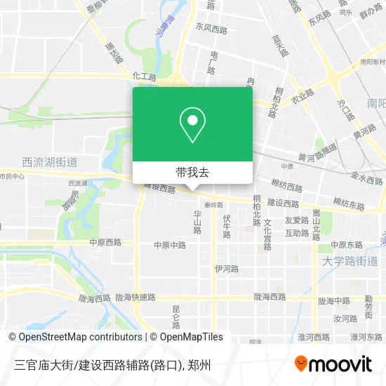 三官庙大街/建设西路辅路(路口)地图