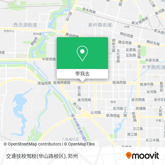 交通技校驾校(华山路校区)地图