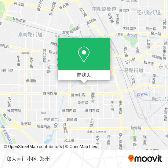 郑大南门小区地图