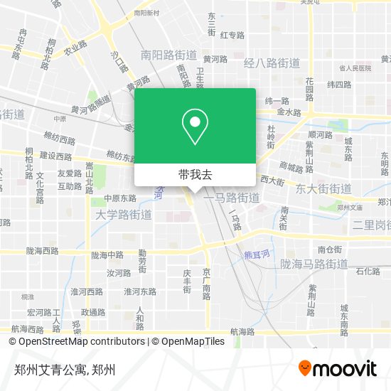 郑州艾青公寓地图