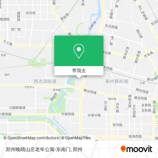 郑州晚晴山庄老年公寓-东南门地图