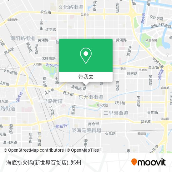 海底捞火锅(新世界百货店)地图