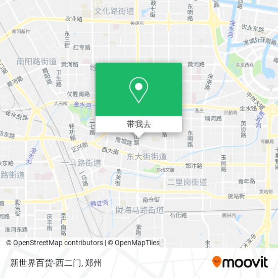新世界百货-西二门地图