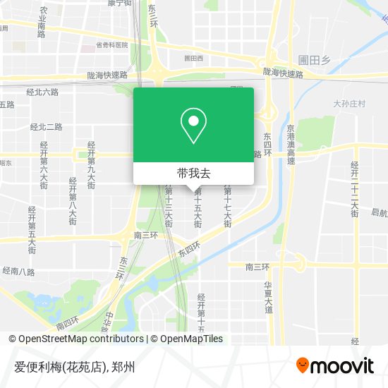 爱便利梅(花苑店)地图