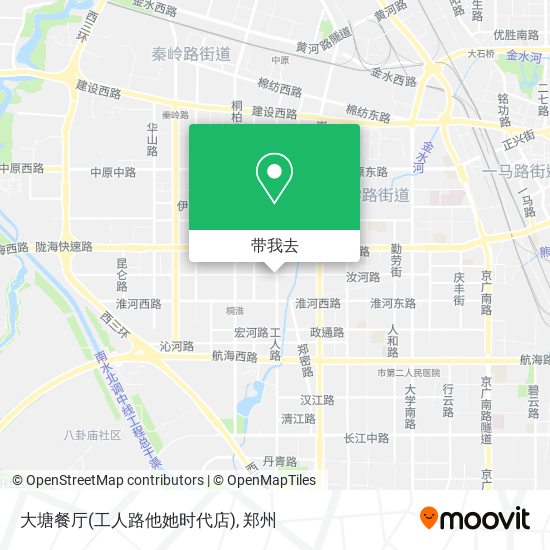 大塘餐厅(工人路他她时代店)地图