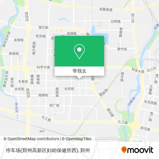 停车场(郑州高新区妇幼保健所西)地图