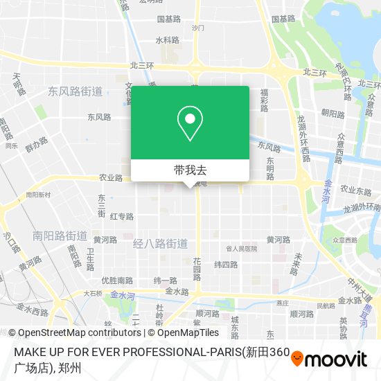 MAKE UP FOR EVER PROFESSIONAL-PARIS(新田360广场店)地图