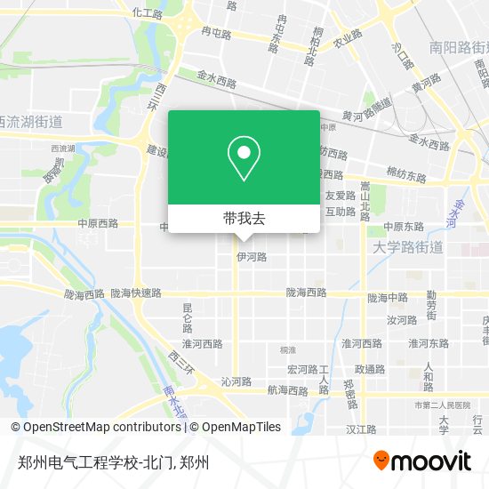 郑州电气工程学校-北门地图