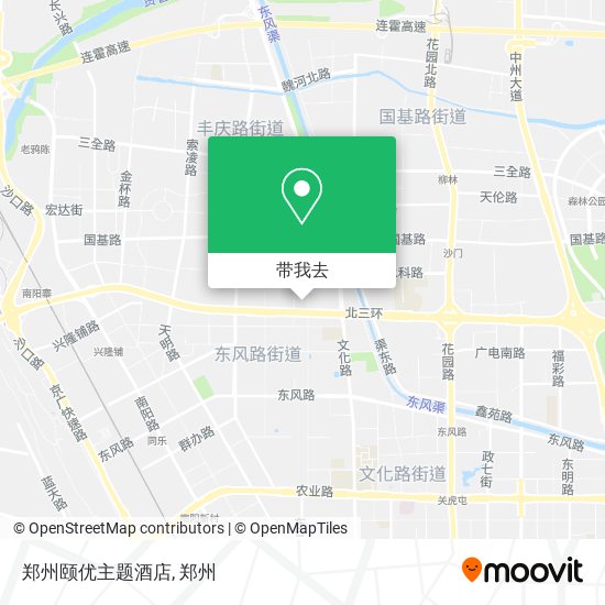 郑州颐优主题酒店地图