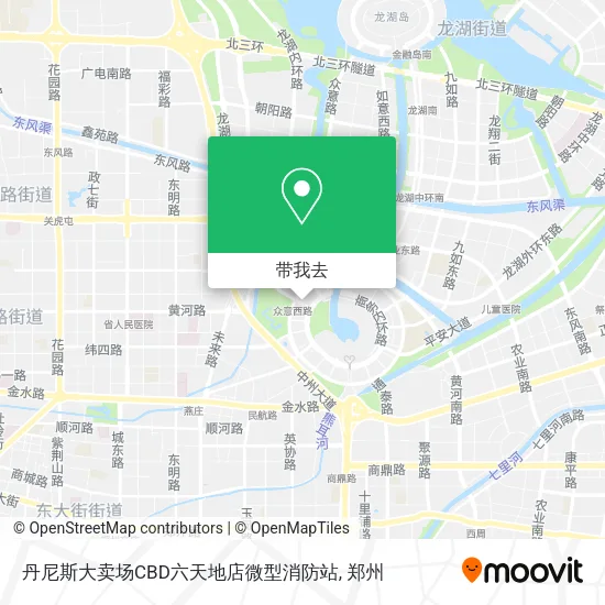 丹尼斯大卖场CBD六天地店微型消防站地图