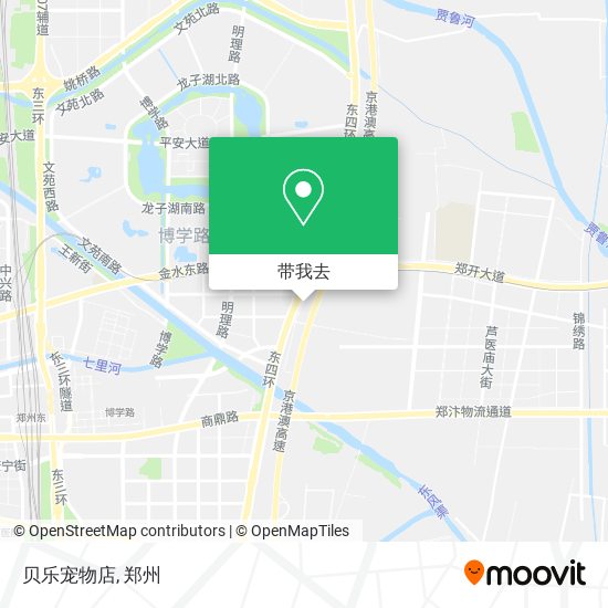 贝乐宠物店地图