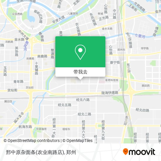 邢中原杂面条(农业南路店)地图