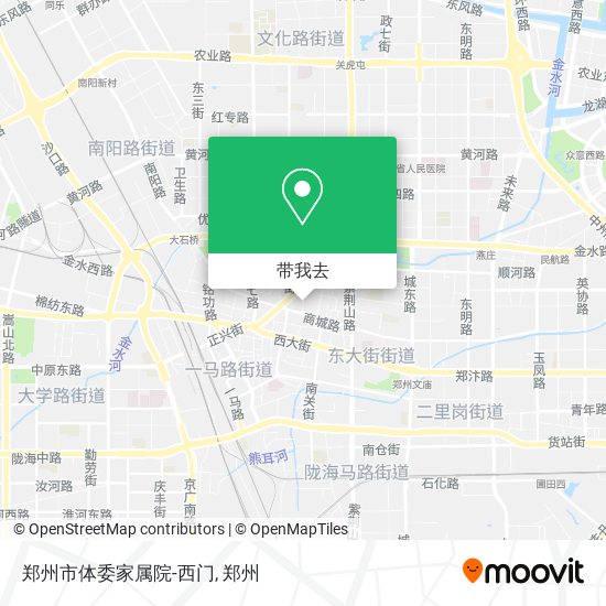 郑州市体委家属院-西门地图