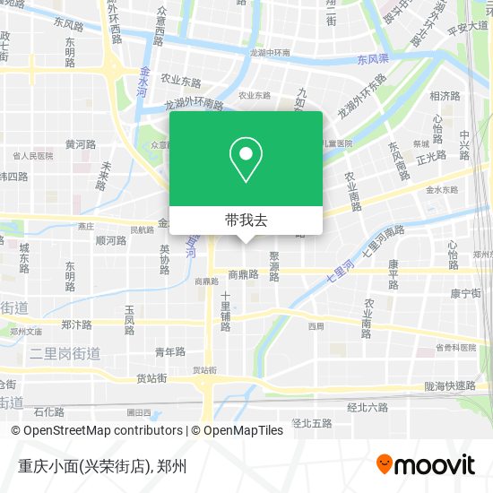重庆小面(兴荣街店)地图