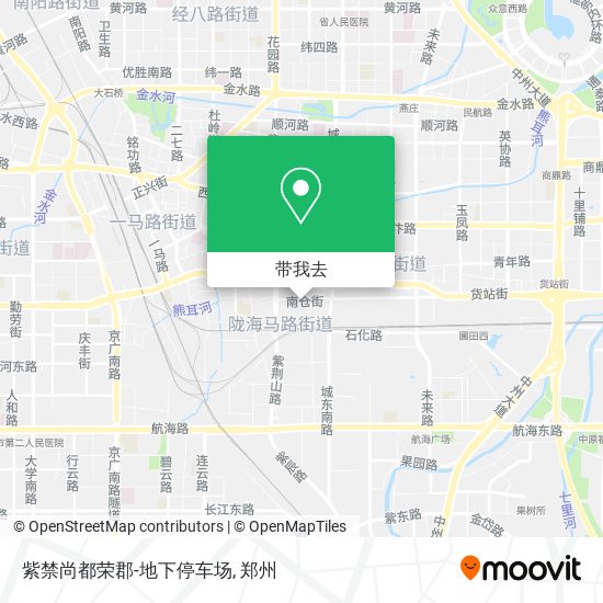 紫禁尚都荣郡-地下停车场地图