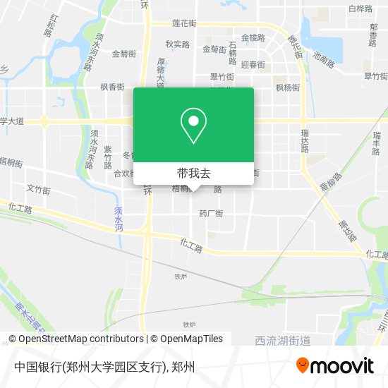 中国银行(郑州大学园区支行)地图