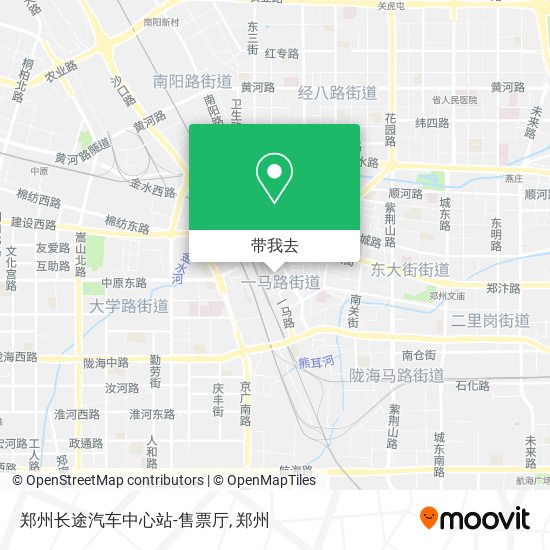 郑州长途汽车中心站-售票厅地图