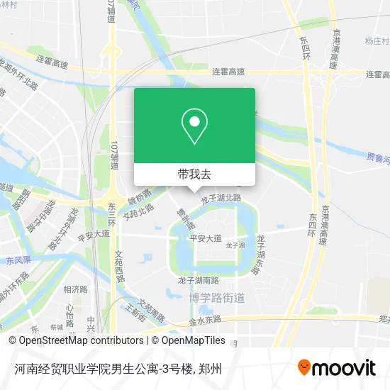 河南经贸职业学院男生公寓-3号楼地图