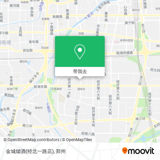 金城烟酒(经北一路店)地图