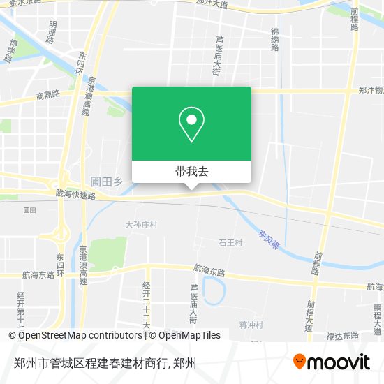 郑州市管城区程建春建材商行地图