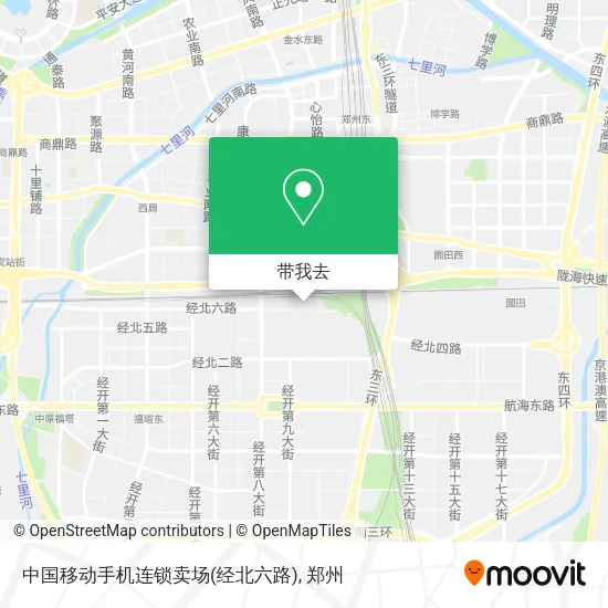 中国移动手机连锁卖场(经北六路)地图