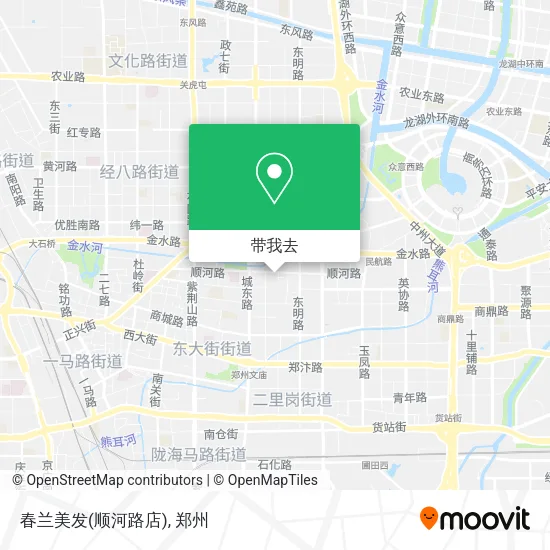 春兰美发(顺河路店)地图