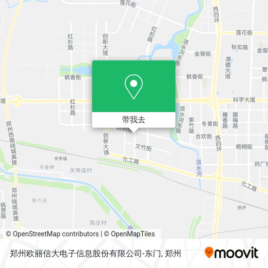 郑州欧丽信大电子信息股份有限公司-东门地图