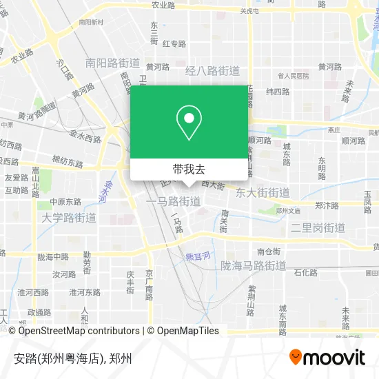 安踏(郑州粤海店)地图