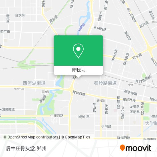 后牛庄骨灰堂地图