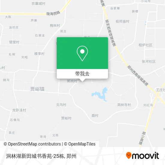 洞林湖新田城书香苑-25栋地图