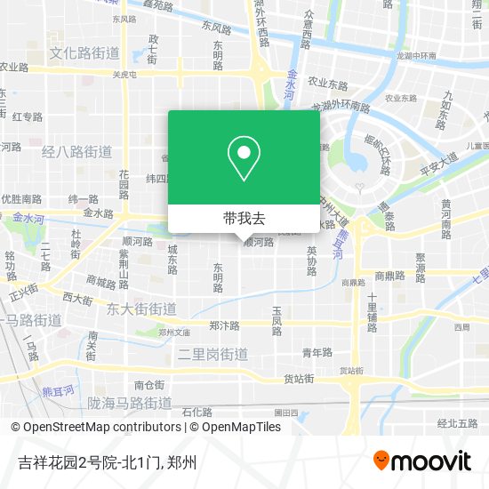 吉祥花园2号院-北1门地图